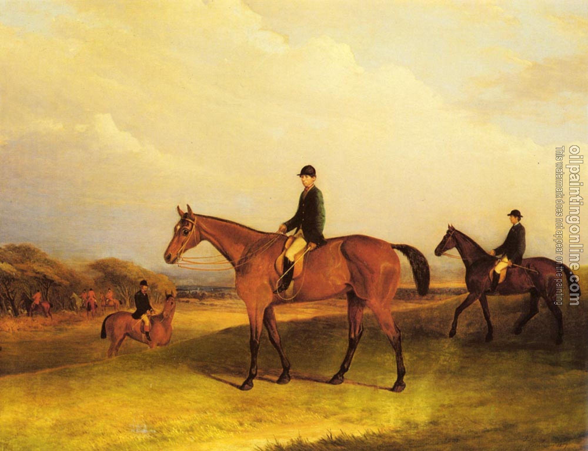 Ferneley, John - A Jockey On A Chestnut Hunter